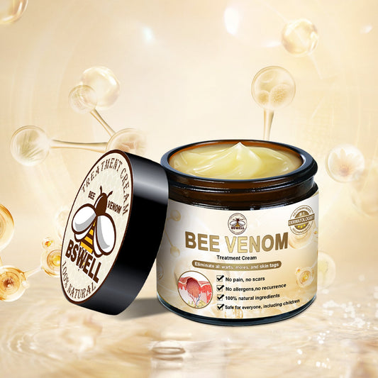 🐝 𝐁𝐒𝐖𝐄𝐋𝐋™ Crema de Tratamiento para la Piel con Veneno de Abeja 👨‍⚕️ (Recomendada por la 𝐴𝐴𝐷) (🔥 Último día de promoción, ahorra 72%)