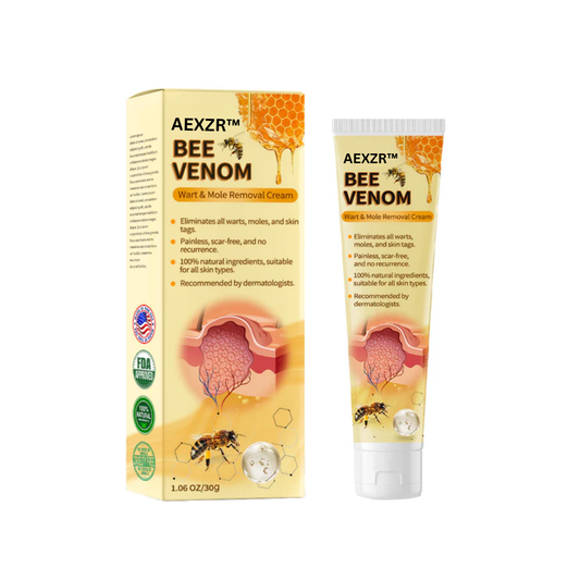 AEXZR™ Crema para el tratamiento de verrugas y lunares con veneno de abeja