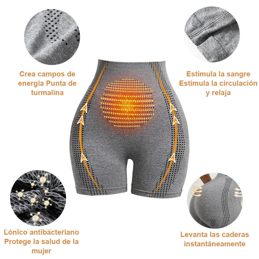 【Nuevos productos para otoño 2024】Shorts de Moldeo de Fibra de Ion de Seda Fría con Módulo de Masaje Micro-Vibración🌻